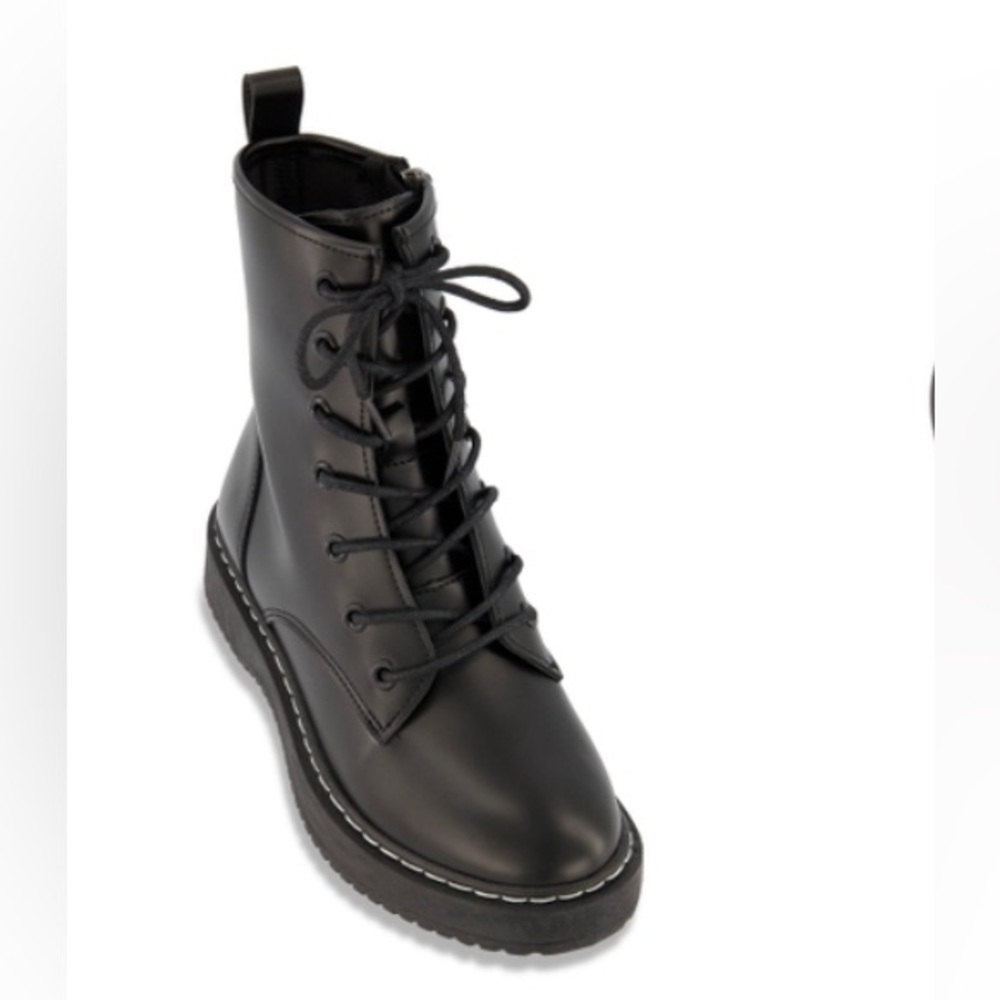 Women’s Black combat boots